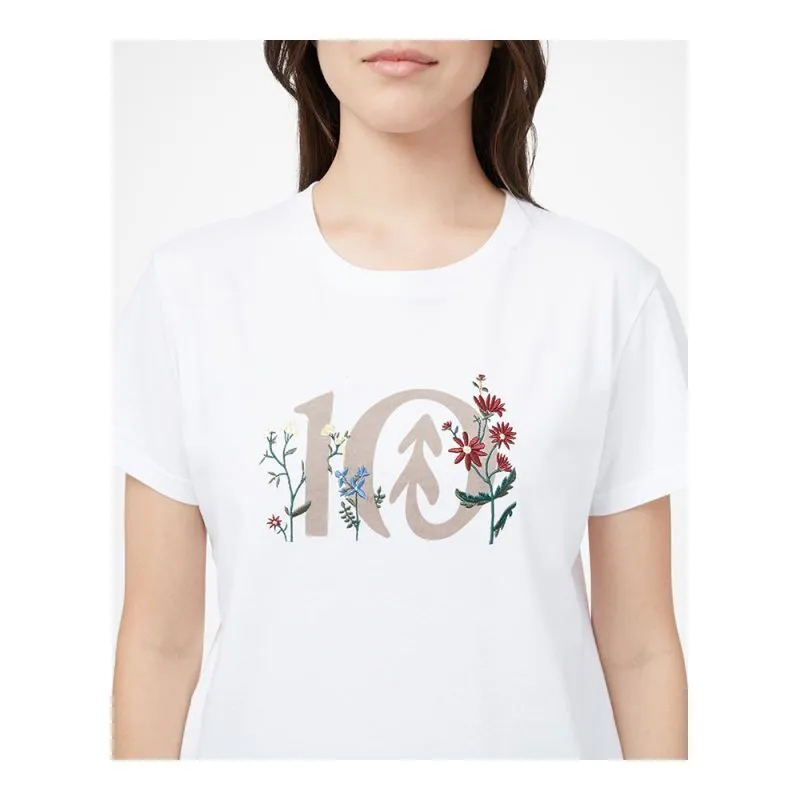 Tentree Floral Logo - T-shirt femme | Hardloop