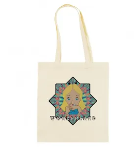 Tote Bag Alice Sniffe de la Cocaïne - Livraison 24/48h | Grafitee