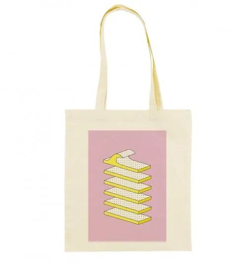 Tote Bag Swell - Dessin Graphique d'une Vague  | Grafitee