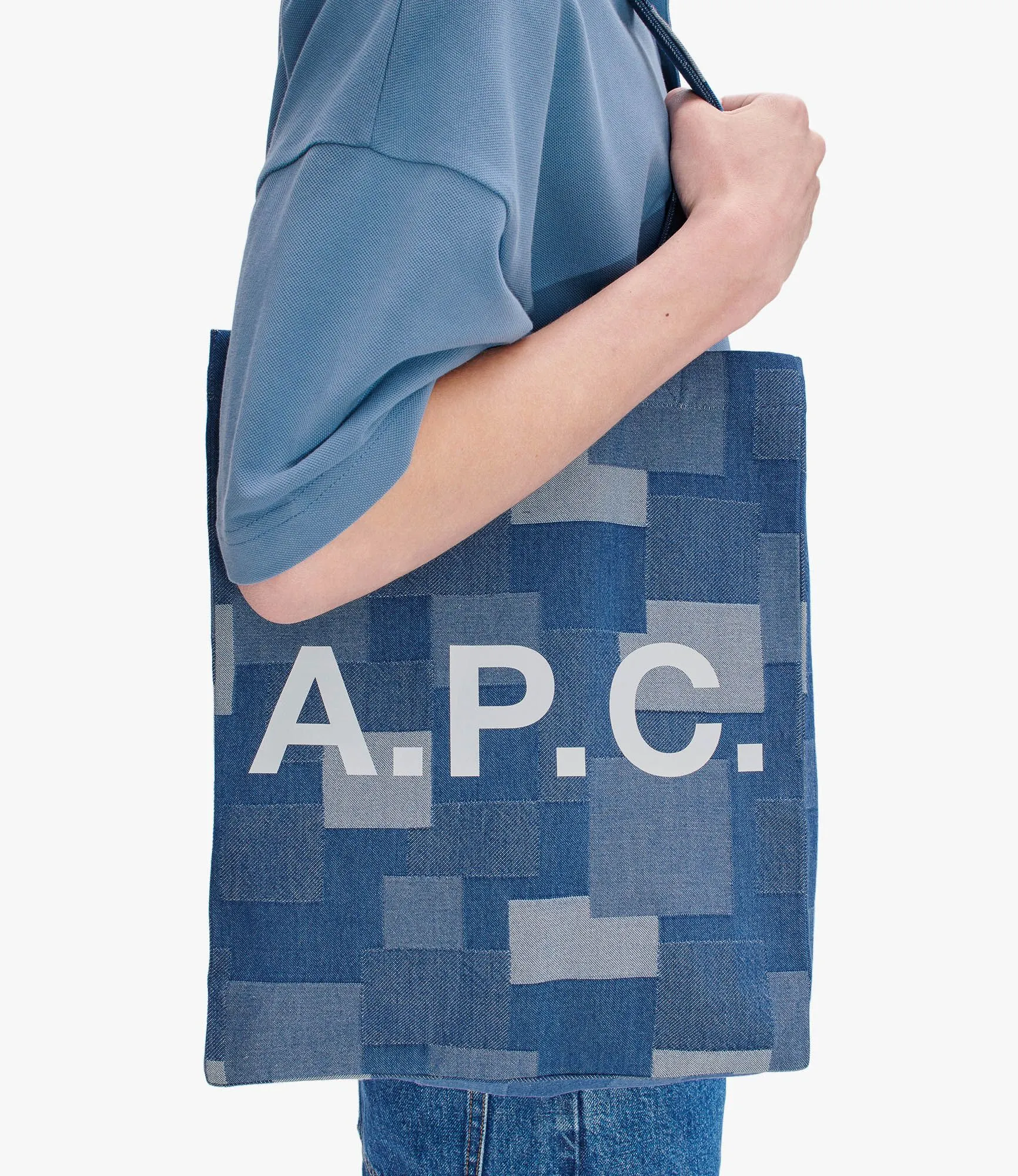 Tote Lou Indigo délavé | A.P.C.