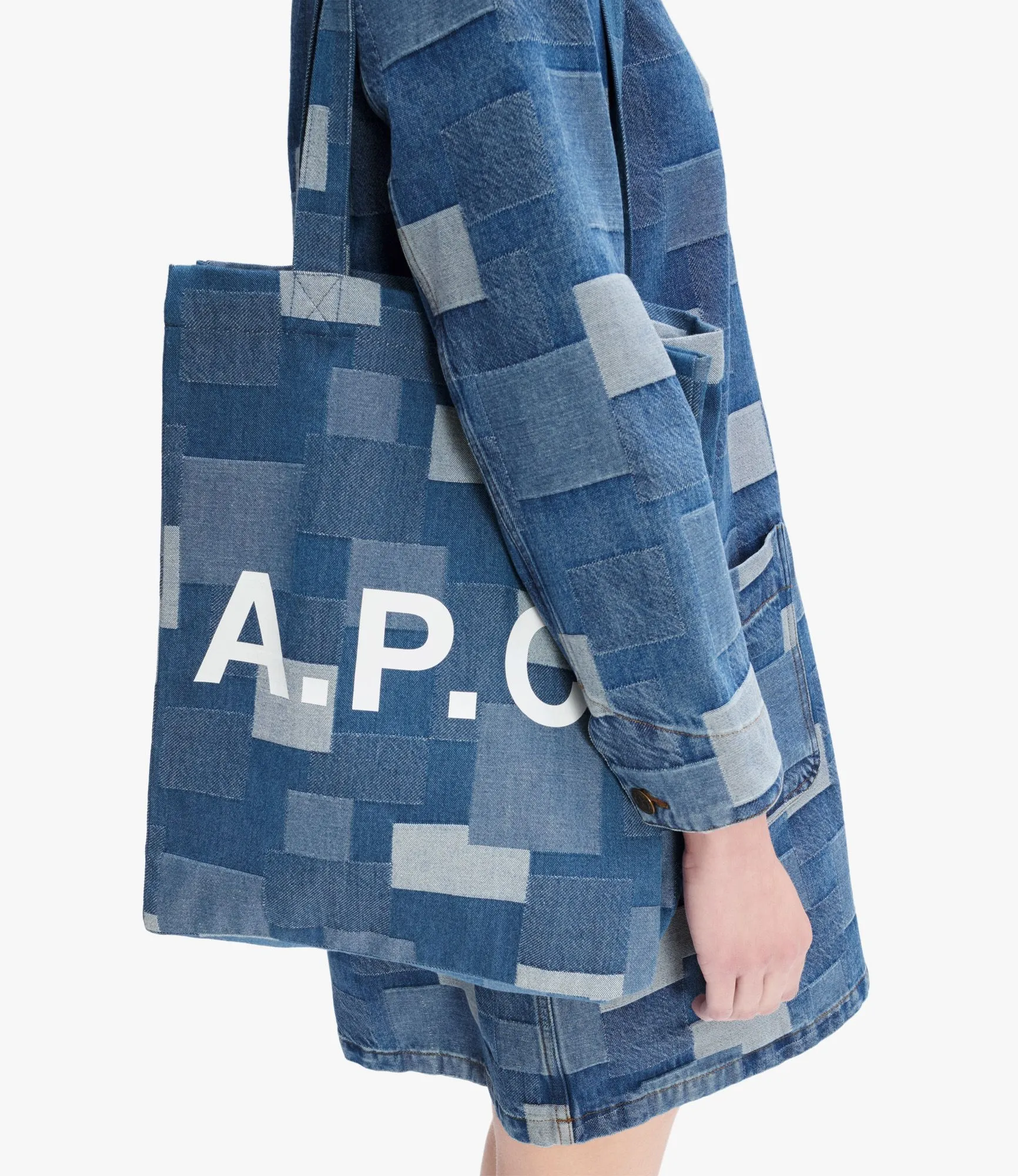 Tote Lou Indigo délavé | A.P.C.