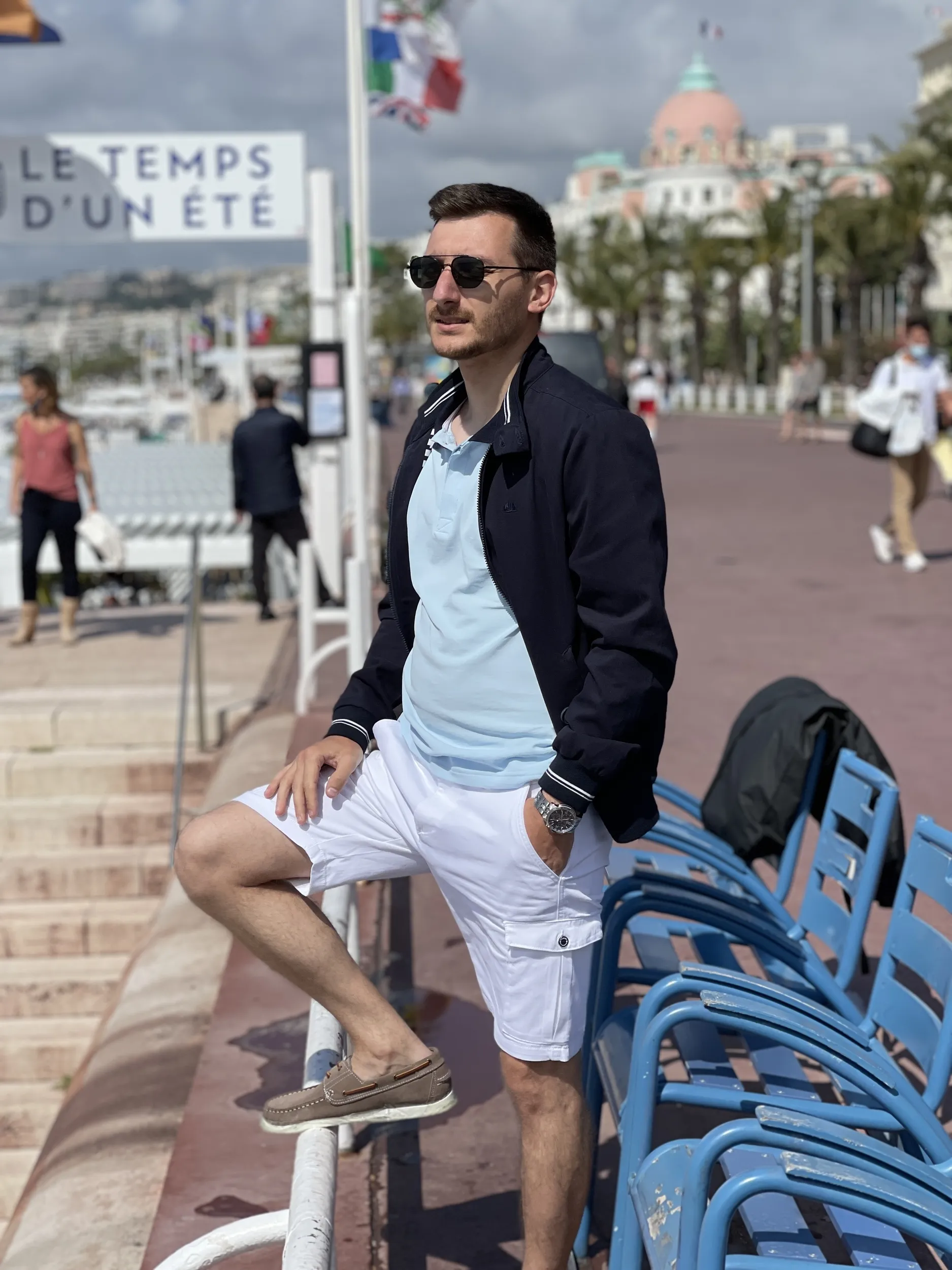 Veste de mi-saison en coton JAMES pour Homme - Hublot Mode Marine Nice