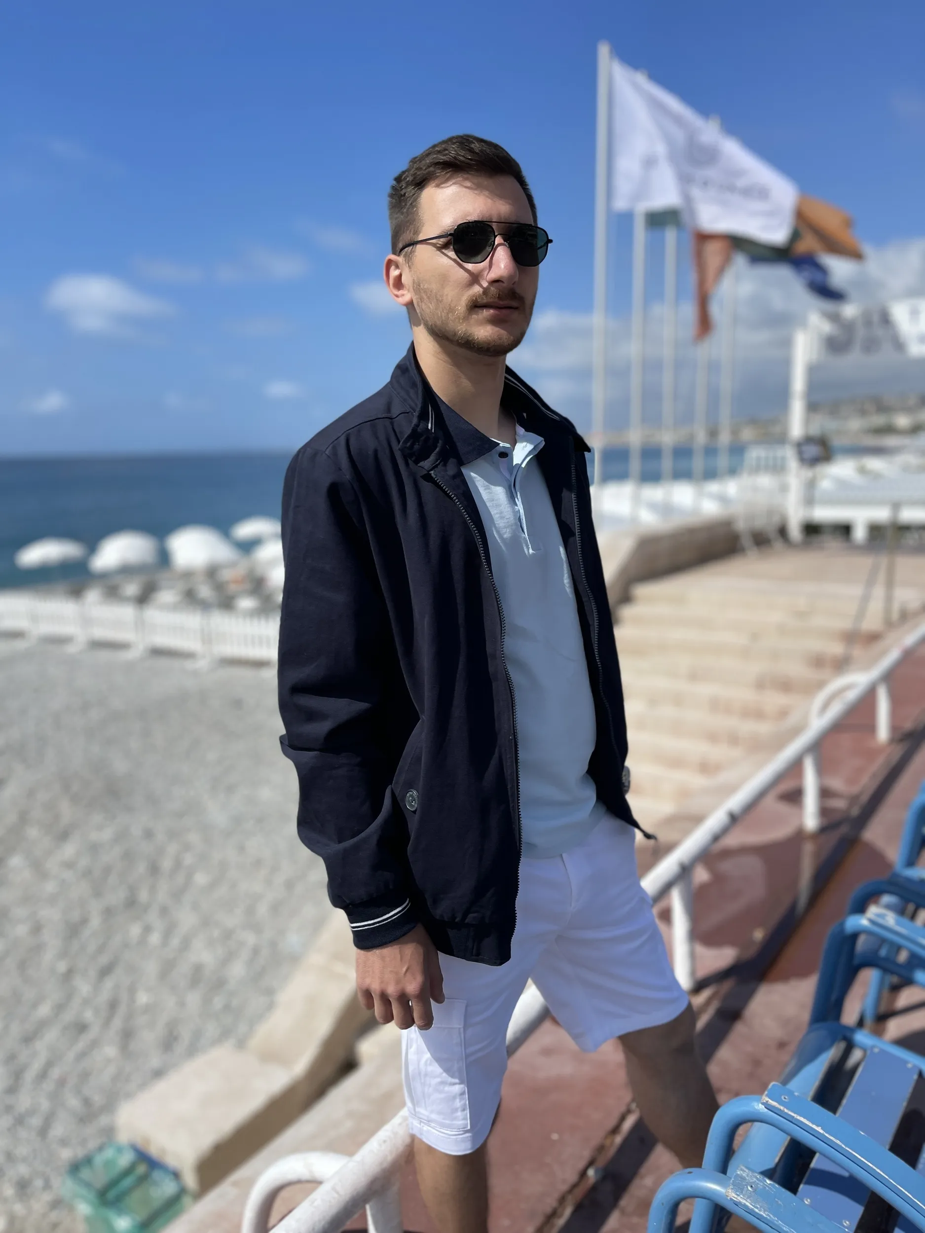 Veste de mi-saison en coton JAMES pour Homme - Hublot Mode Marine Nice