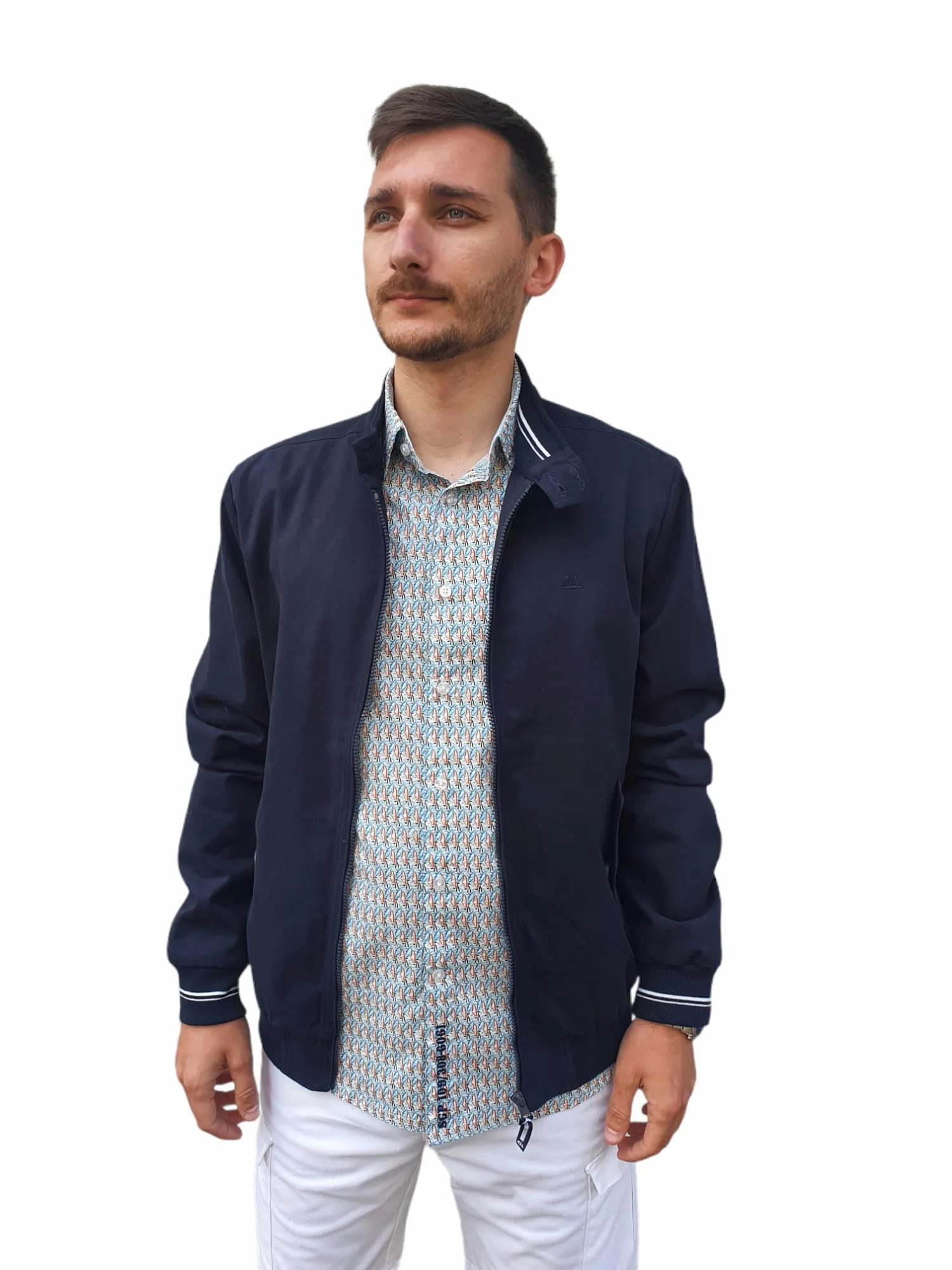 Veste de mi-saison en coton JAMES pour Homme - Hublot Mode Marine Nice