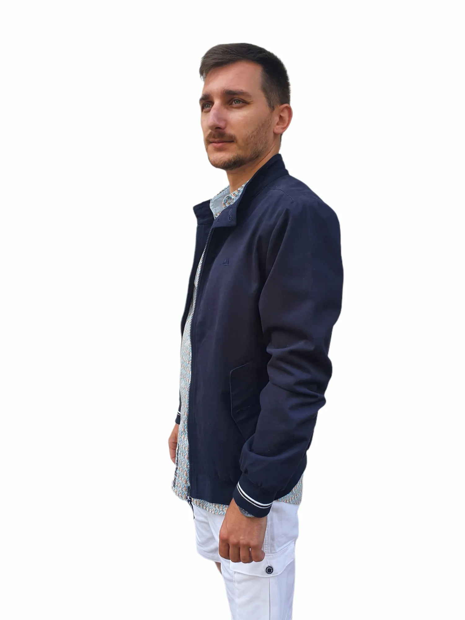 Veste de mi-saison en coton JAMES pour Homme - Hublot Mode Marine Nice