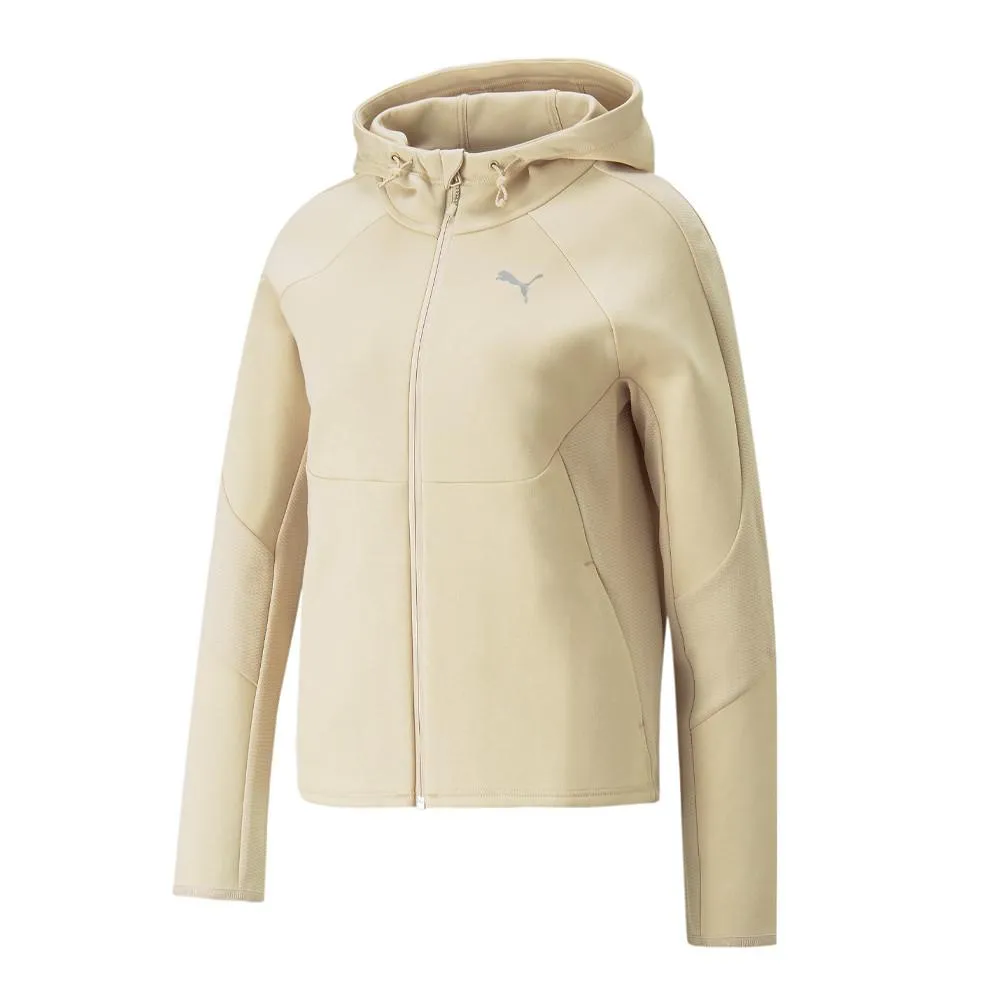 Veste de Survêtement Beige Femme Puma Evo