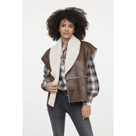 Veste FAUSTINE Brown