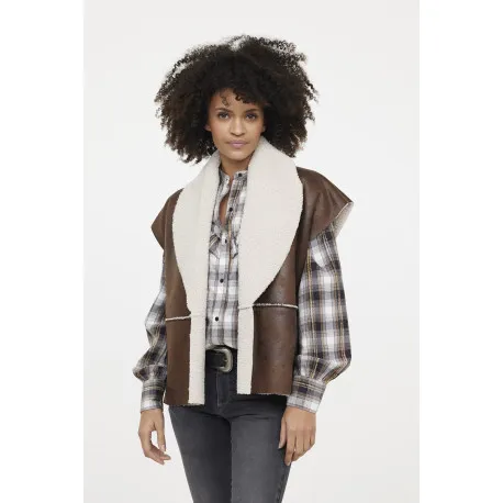 Veste FAUSTINE Brown