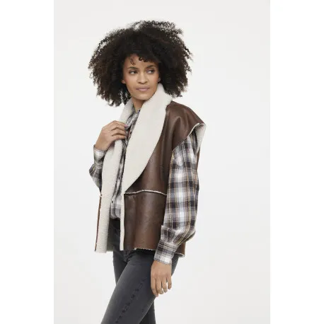 Veste FAUSTINE Brown