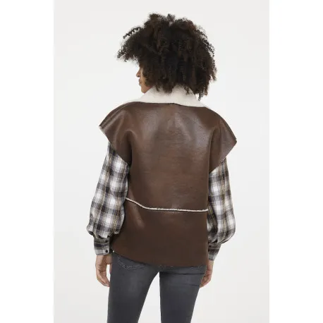 Veste FAUSTINE Brown