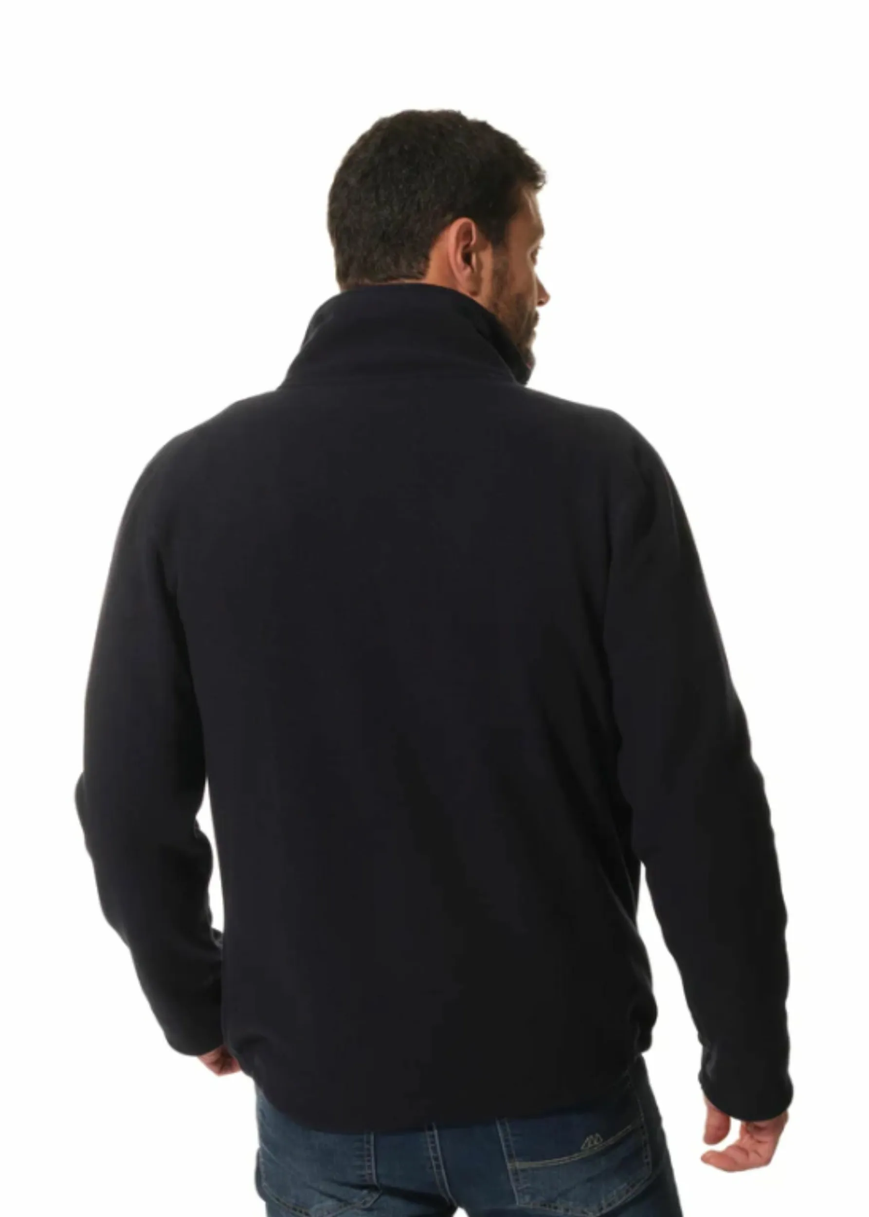 Veste marine pour homme avec fermeture zippée et poches latérales NATANIEL