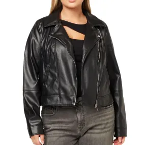 Veste Simili Cuir Noire Femme Vero Moda Curve Bellaanna