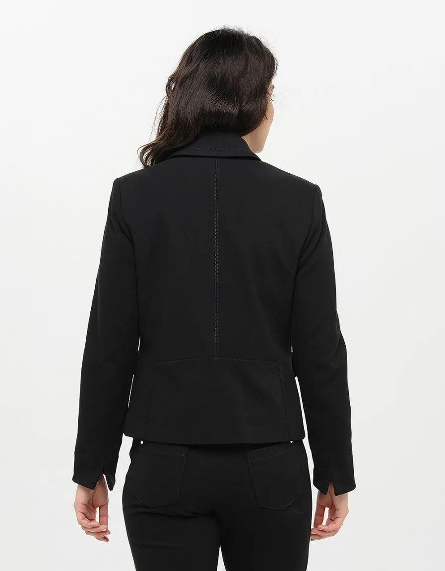 Veste tailleur noire chic 