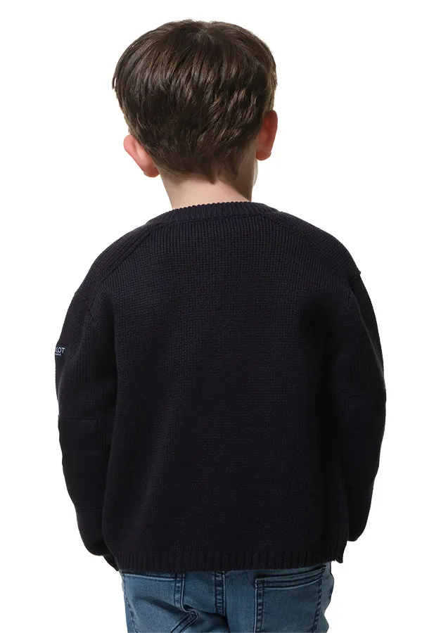 Veste zippée enfant garçon avec renforts en toile MARICK