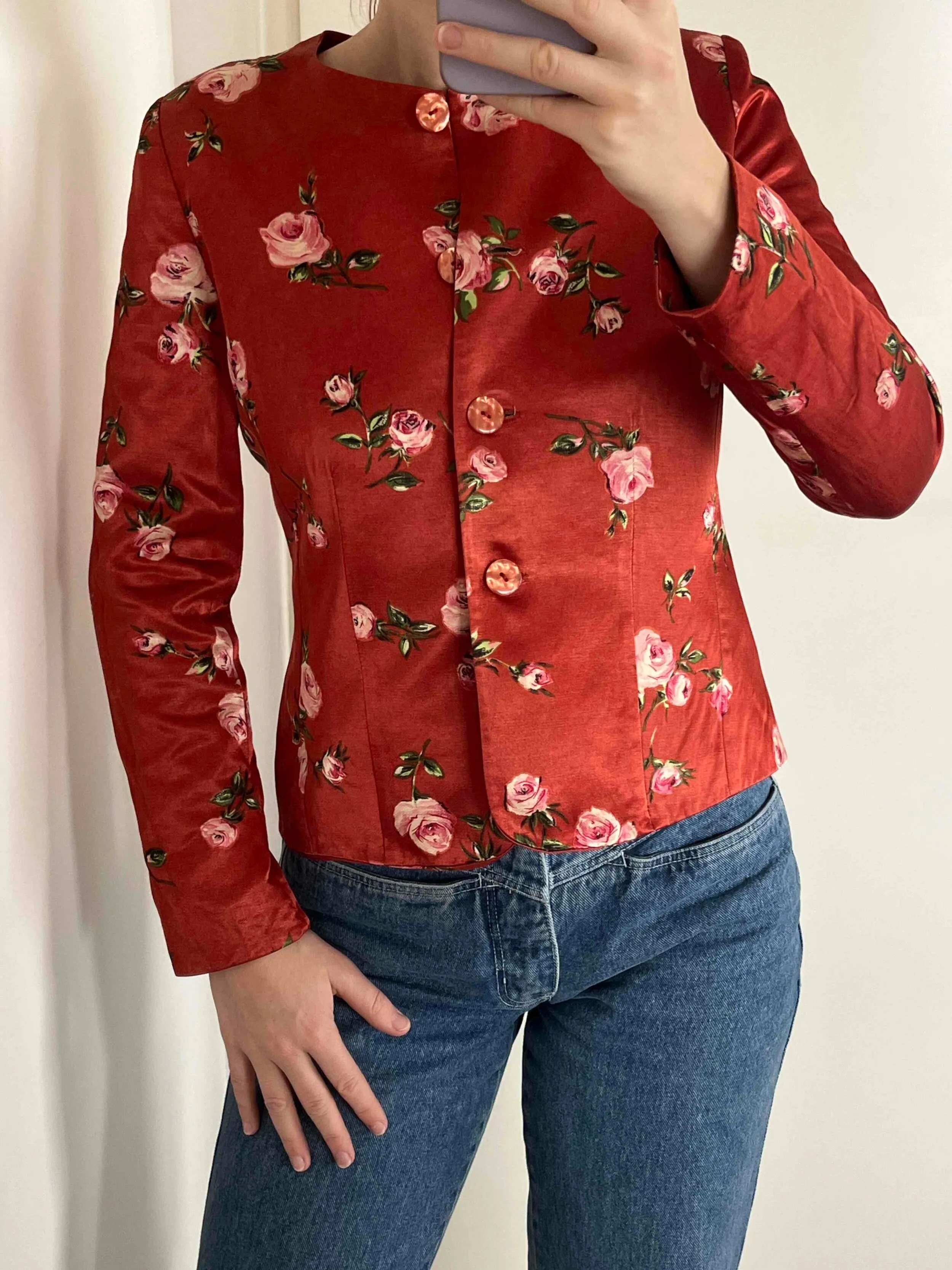 Veste à fleurs