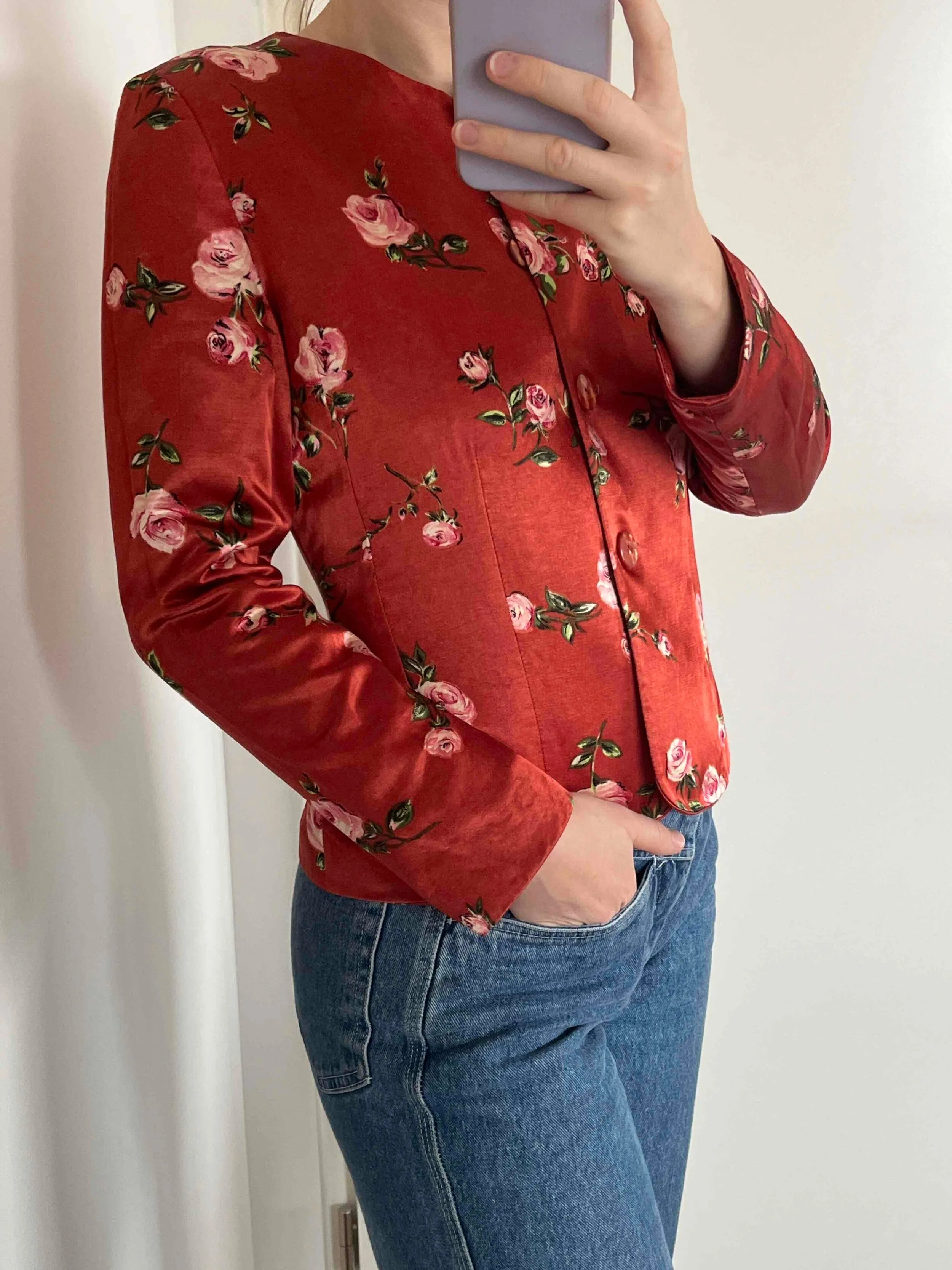 Veste à fleurs