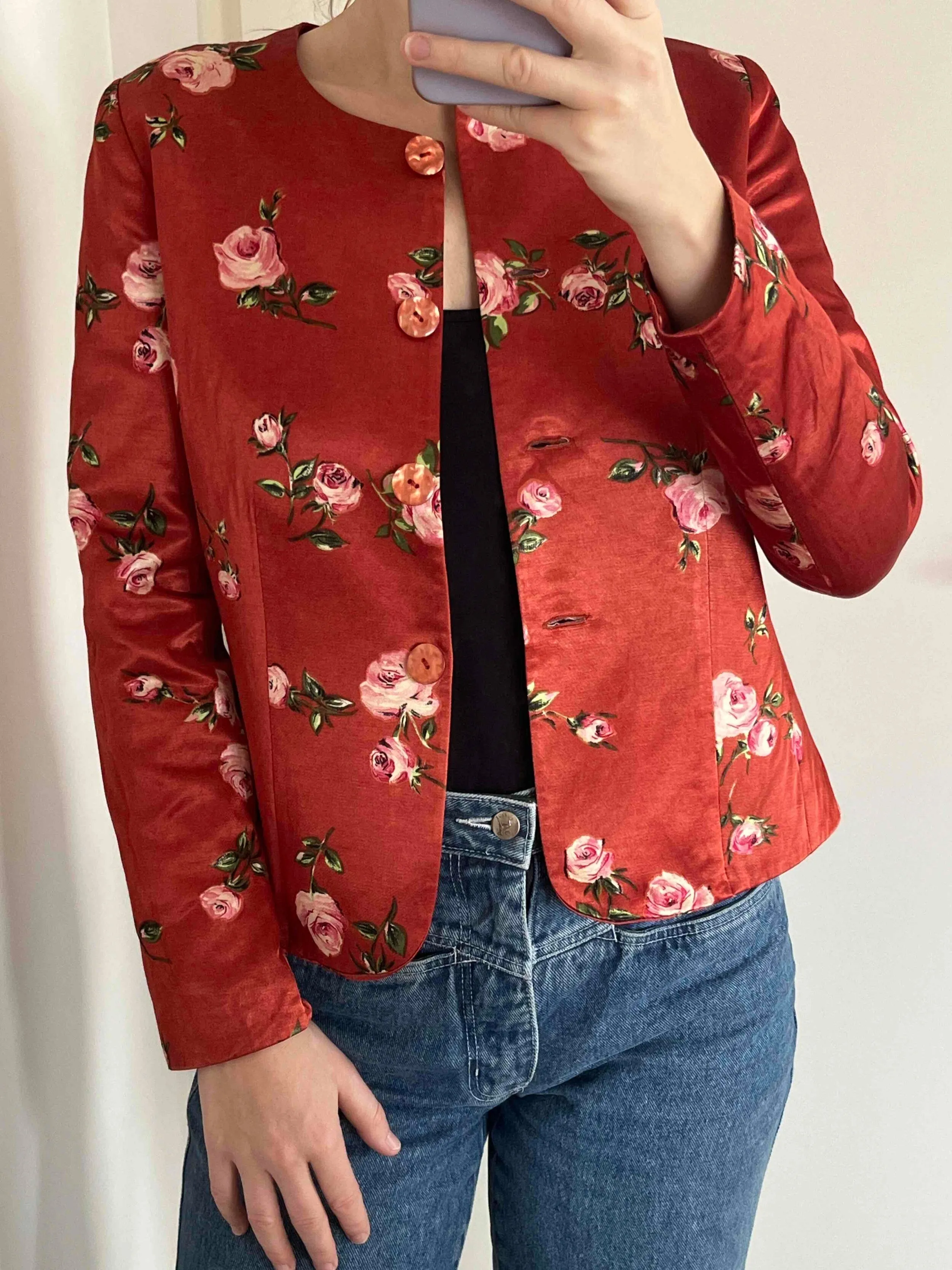 Veste à fleurs